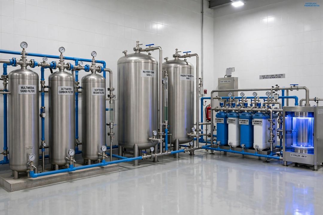 Reverse Osmosis + UV Purification